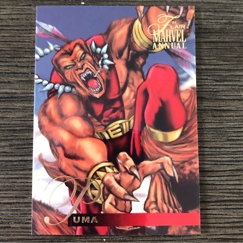1995 Flair Marvel Annual Trading Card: Puma #63